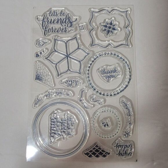 Stampin' Up EASTERN BEAUTY Clear Mount Stamp Set Of 21 Card Making Scrapbooking - Picture 3 of 12